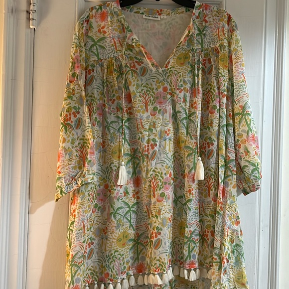 Roller Rabbit | Tops | Roller Rabbit Serafina Cotton Print Tunic | Poshmark